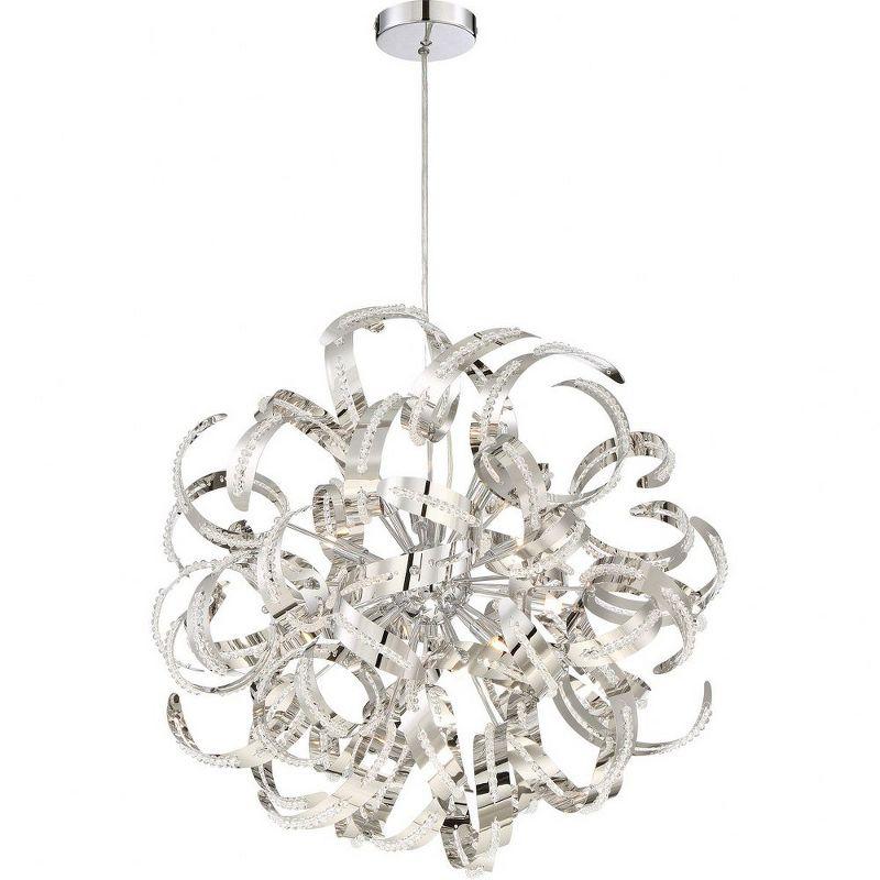 Quoizel Lighting Ribbons 12 - Light Pendant in  Polished Chrome