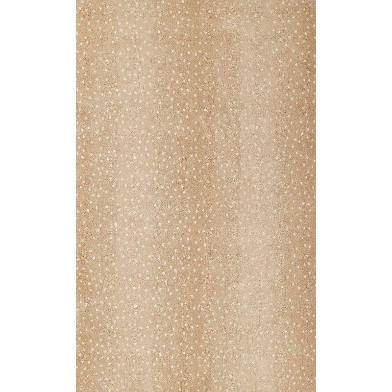 Savannah Whisper Hand-Tufted Wool Rectangular Rug in Beige