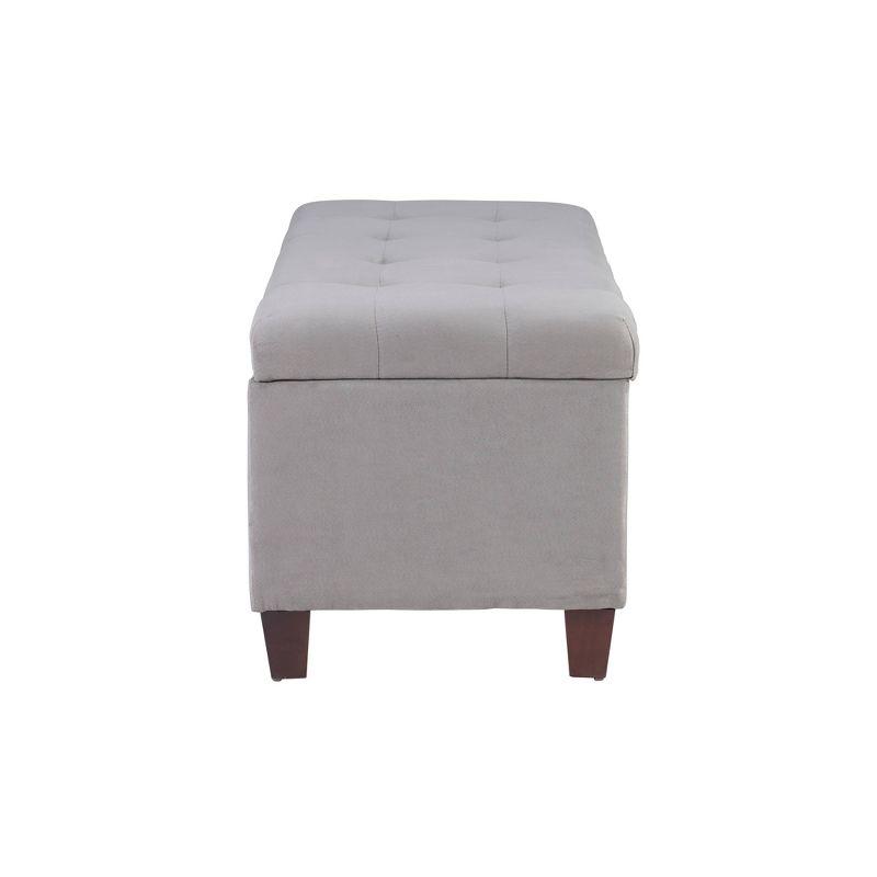 Carmen Shoe Storage Ottoman - Linon