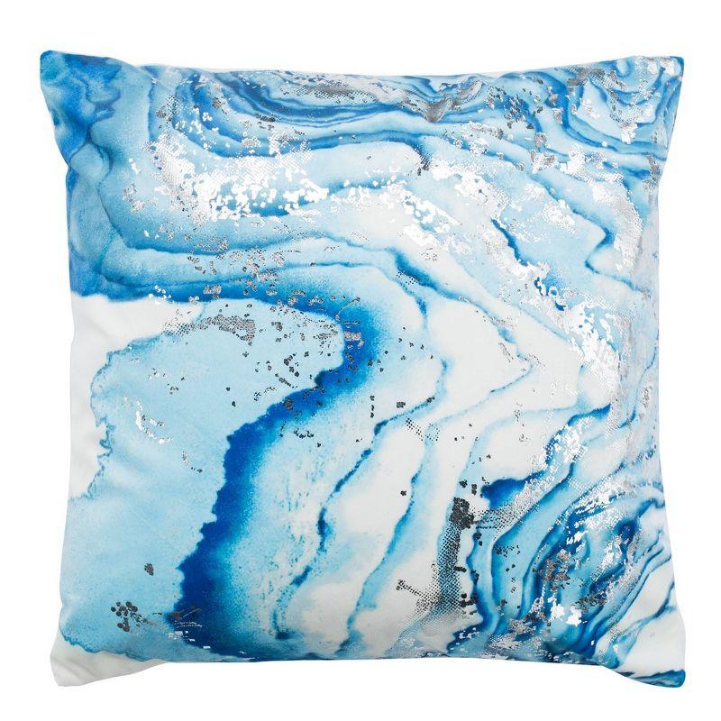 Safavieh Jakki Metallic Applique Reversible Throw Pillow