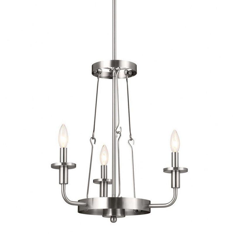 Kichler Lighting Vetivene 3 - Light Chandelier in  Classic Pewter