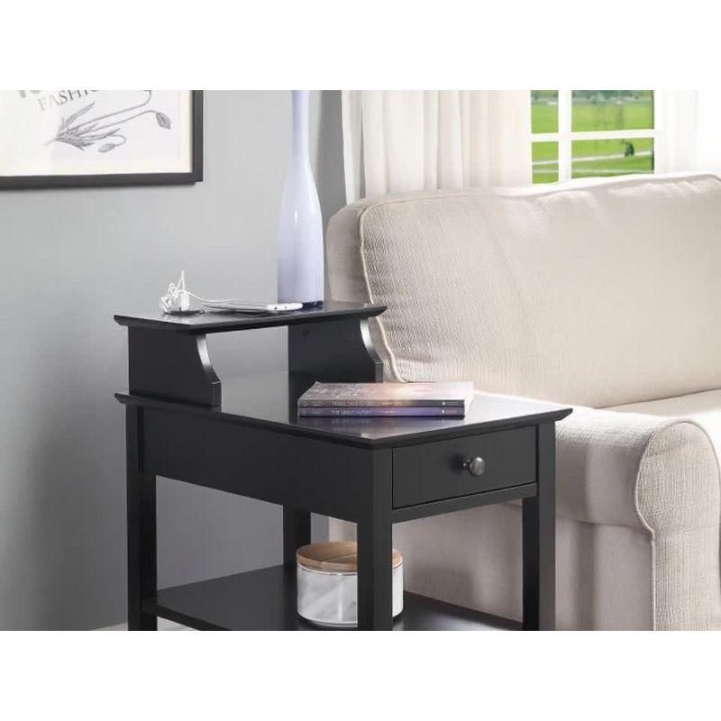 Slayer Side Table with USB Charging Dock - Acme Furniture