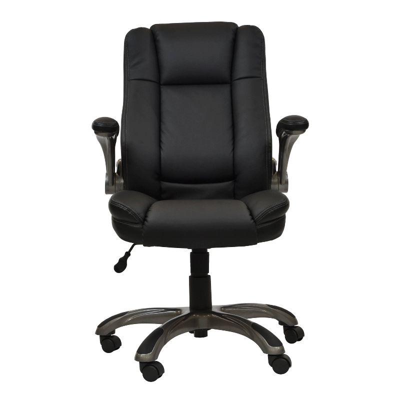 Winston Porter Baillie Medium Back Executive Office Chair with Flip-Up Arms