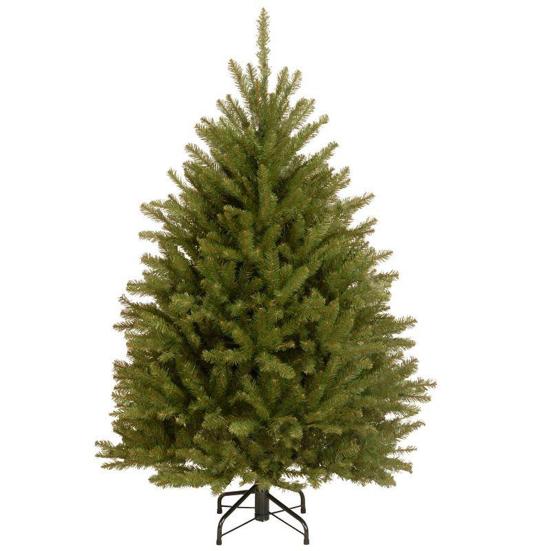 Dunhill Fir 4.5-Foot Green Hinged Artificial Christmas Tree