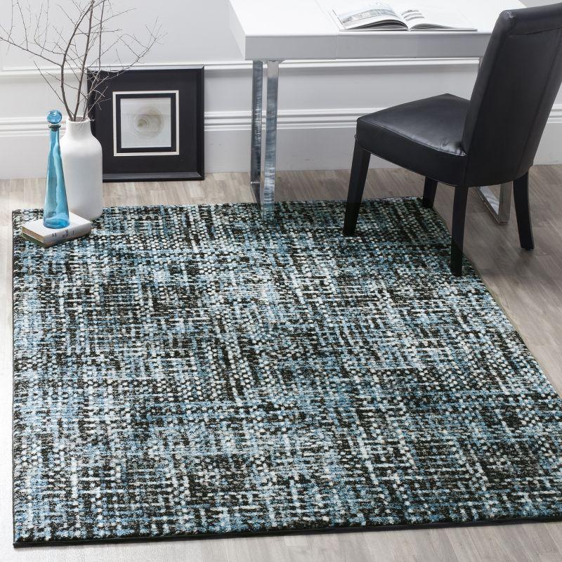 Porcello PRL6941 Power Loomed Indoor Area Rug - 8'x10' - Charcoal/Blue - Safavieh