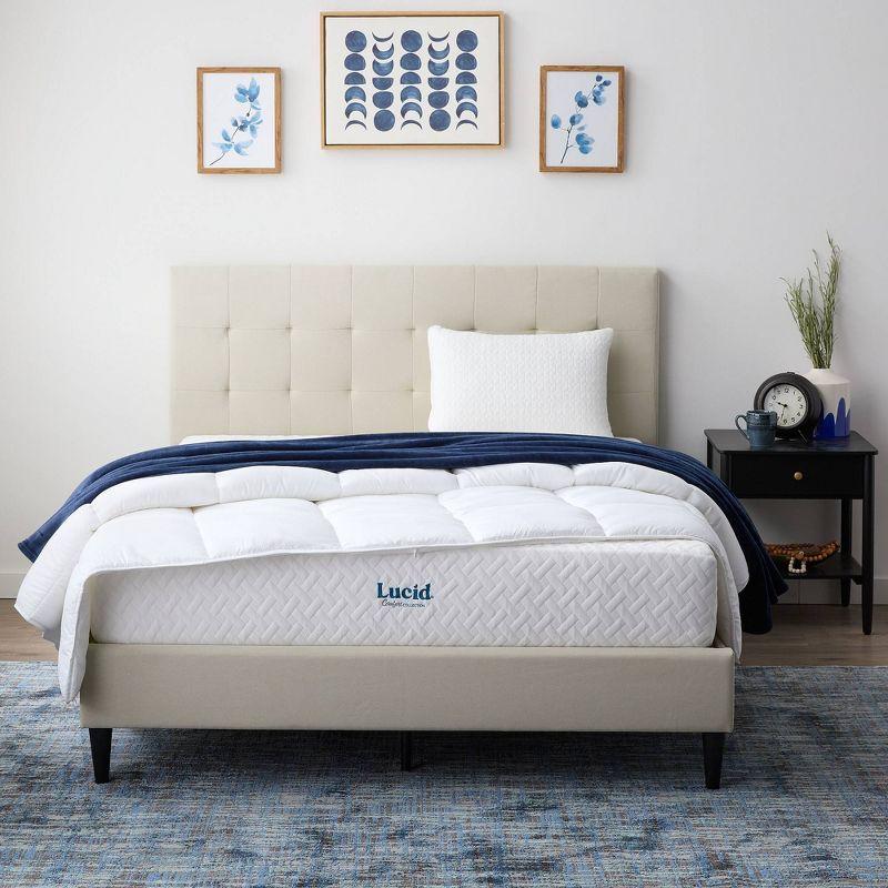 LUCID Medium Cooling Gel infused Memory Foam Mattress