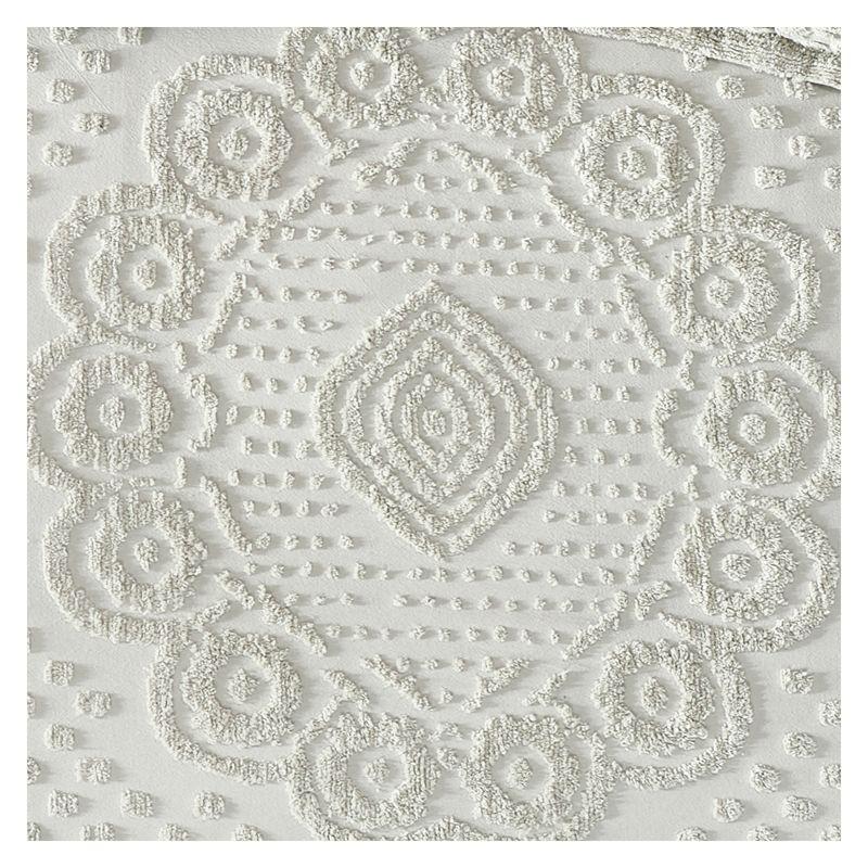 Better Trends Heirloom Collection Machine Washable 100% Cotton Chenille Coverlet / Bedspread Lush & Comfortable Bedding Medallion Pattern Fit All-Season