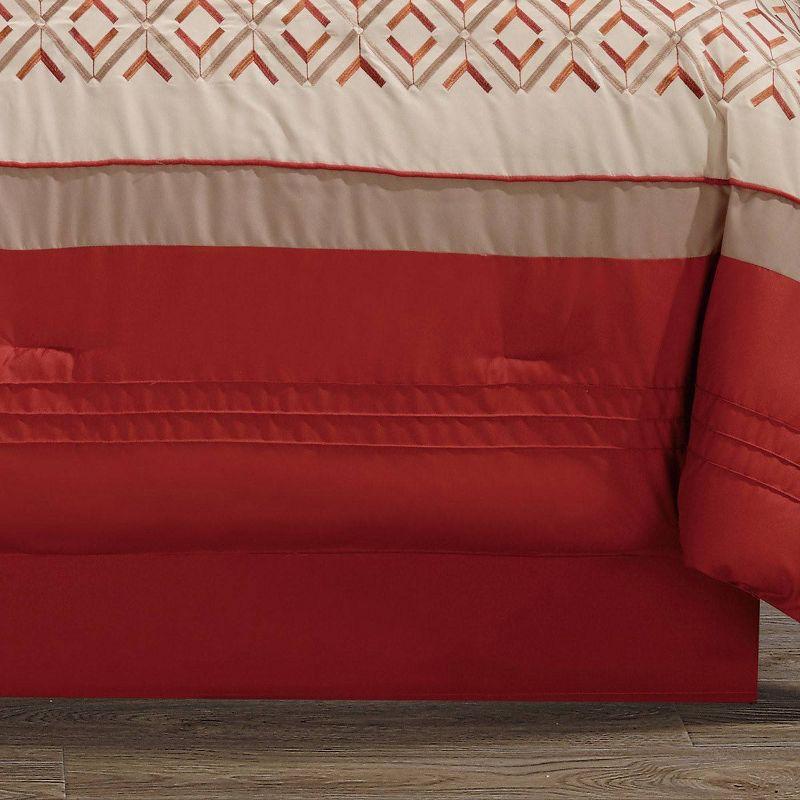 8pc Janna Comforter Set Orange - Riverbrook Home