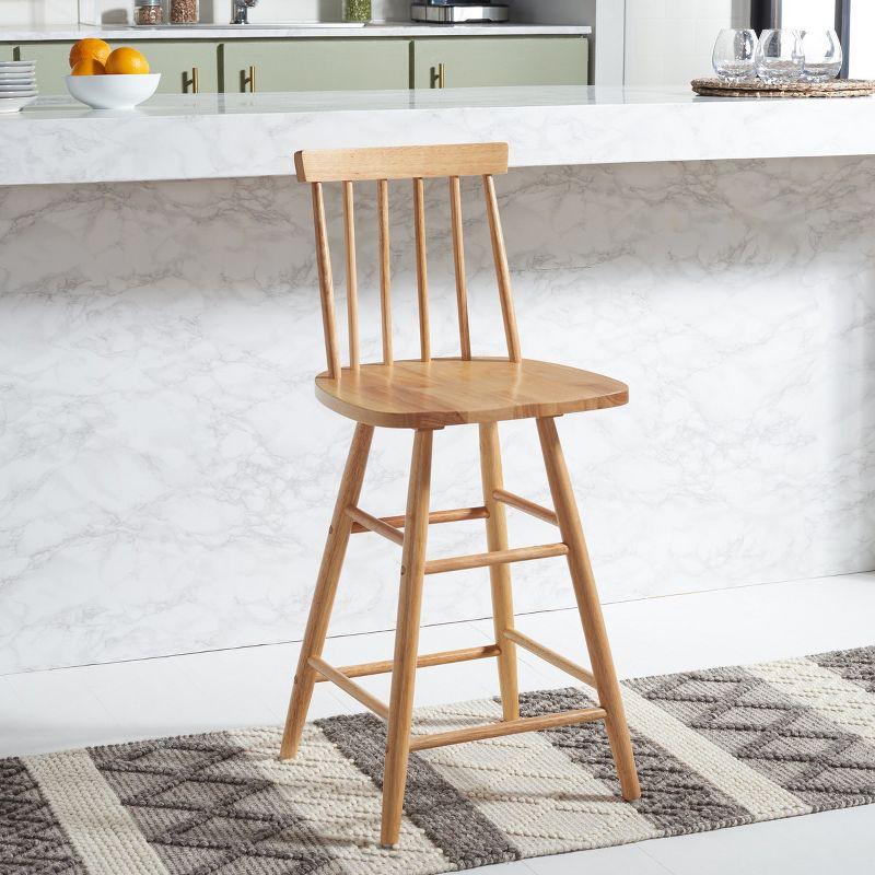 May Wood Counter Stool  - Safavieh