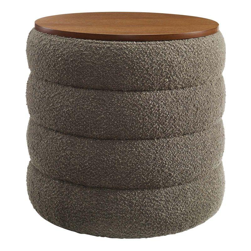 Modway Modway Mezzo 17.3" Wide Round Storage Ottoman