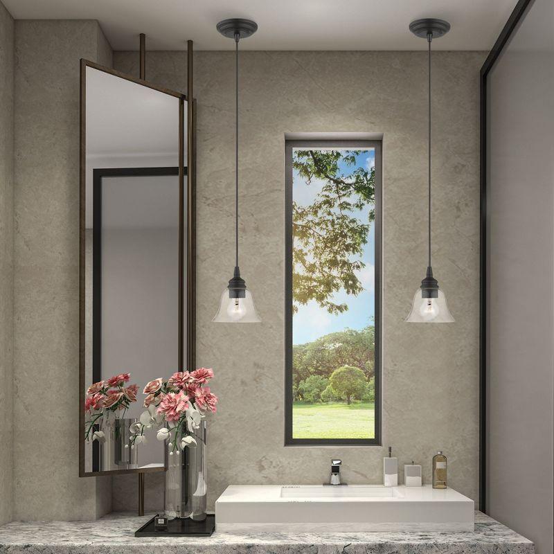 Livex Lighting Moreland 1 - Light Pendant in  Black