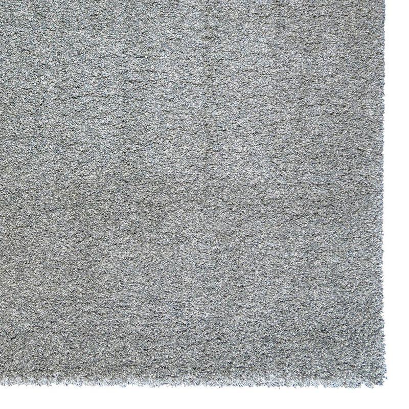 Gertmenian Ultimate Shag Modern Solid Color Gray Polypropylene Thick Plush Shag Area Rug