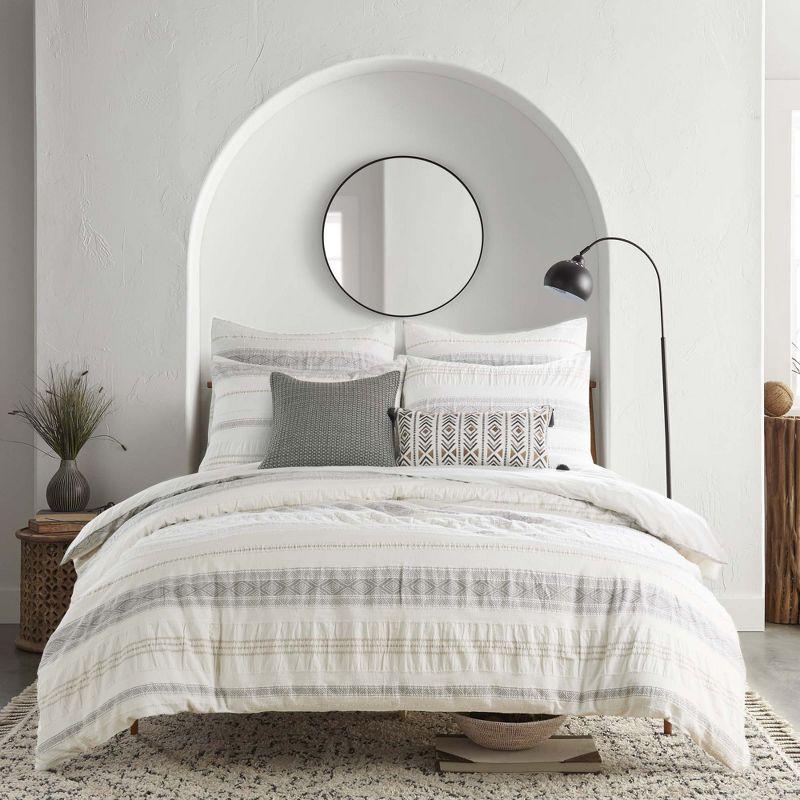 Pickford King/Cal King Comforter Set - Taupe, Grey & Cream - Levtex Home