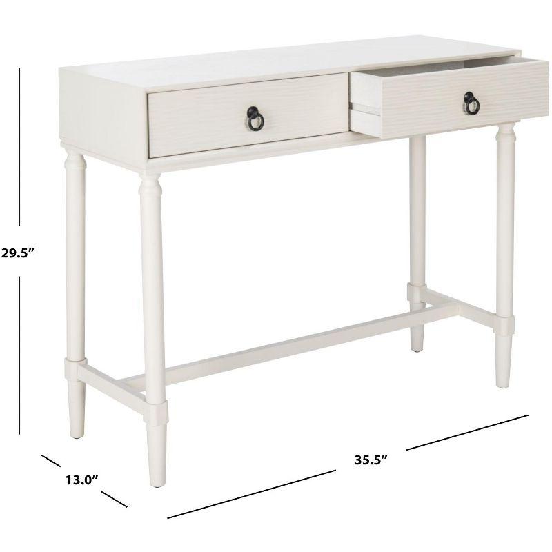 Aliyah 2 Drawer Console Table - CNS5729D - Off-White - Safavieh