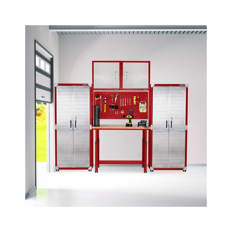 Seville Classics UltraHD Adjustable Height Workbench, 48" W x 24" D x 28.5" - 42" H