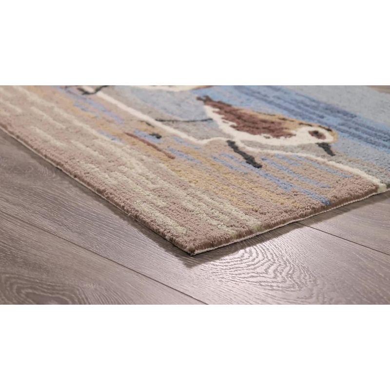 Liora Manne Frontporch Poolside Indoor/Outdoor Rug Water 2'6" x 4'