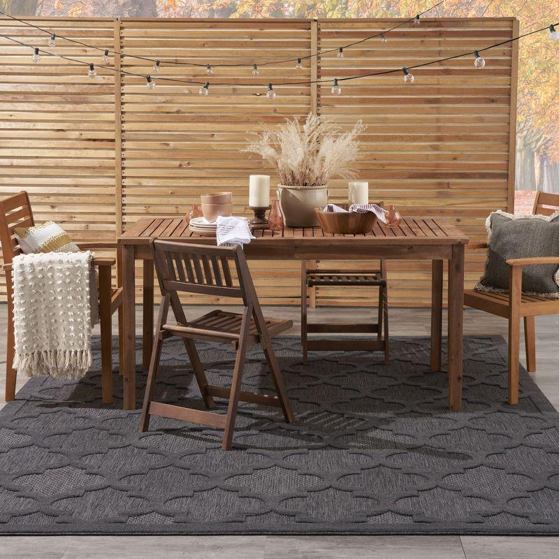 NRESC Flatweave Geometric Rug