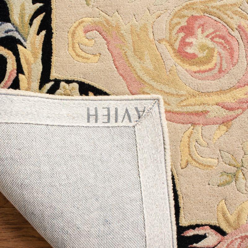 Savonnerie SAV206 Hand Tufted Area Rug - Ivory/Gold - 8'x10' - Safavieh.