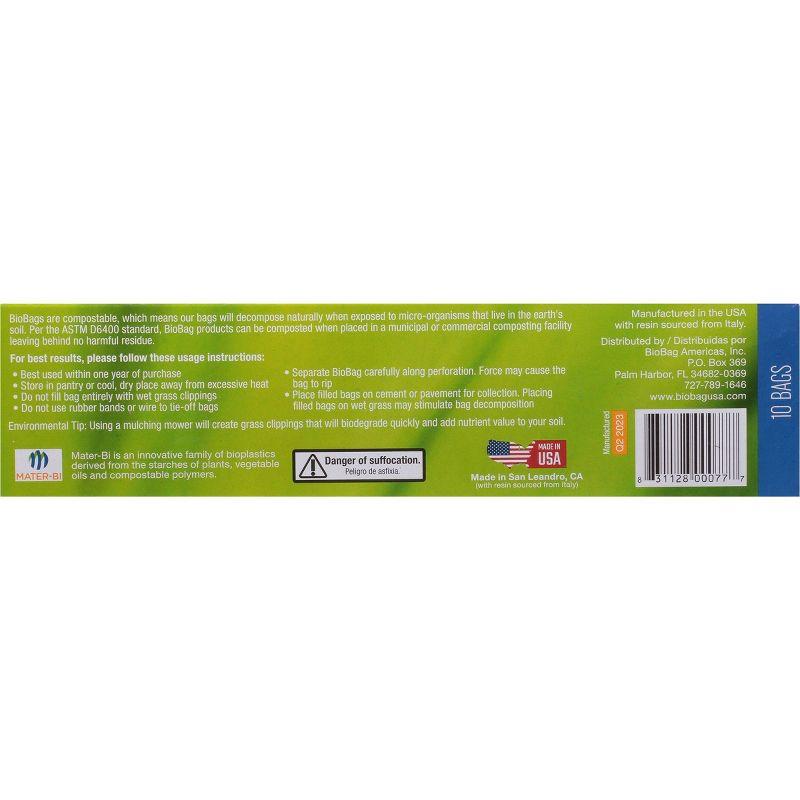 BioBag Compostable Lawn & Leaf Trash Bags - 33gal/10ct