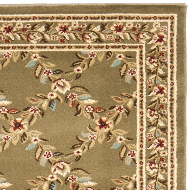 Lyndhurst LNH557 Power Loomed Runner Rug - Green/Green - 2'3"x12' - Safavieh