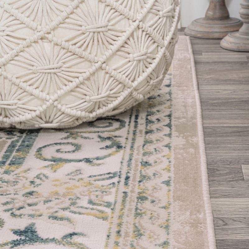 Rosalia Cottage Medallion Indoor Area Rug - JONATHAN Y