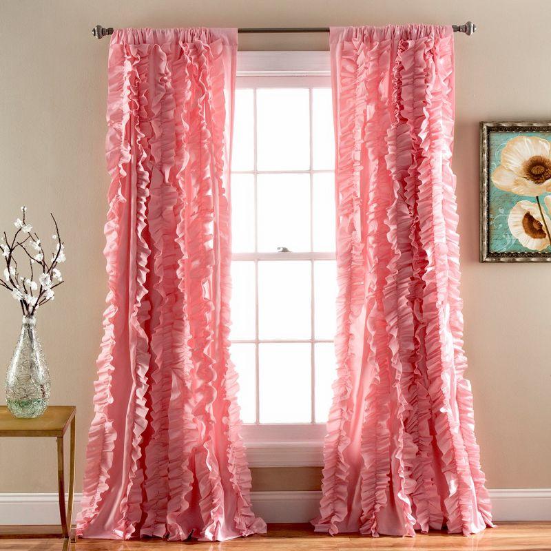 Lush Decor Bohemian Semi-Sheer Curtain Panel