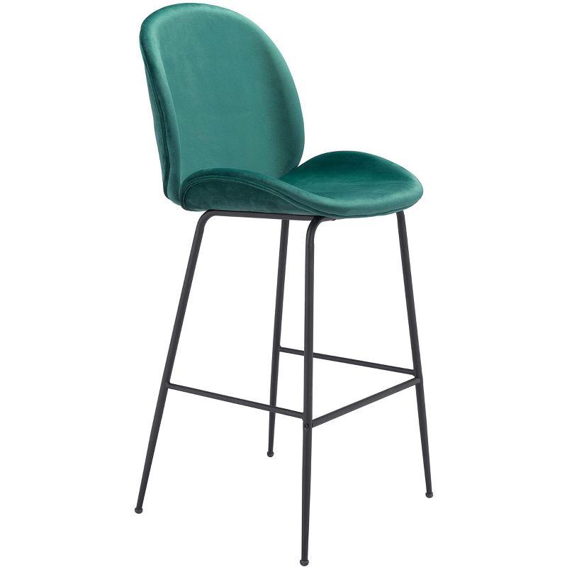 Zuo Miles Barstool Green