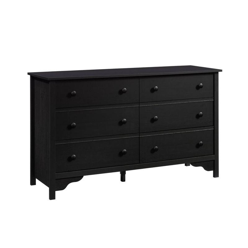 Dawson Trail Black Double 6-Drawer MDF Dresser