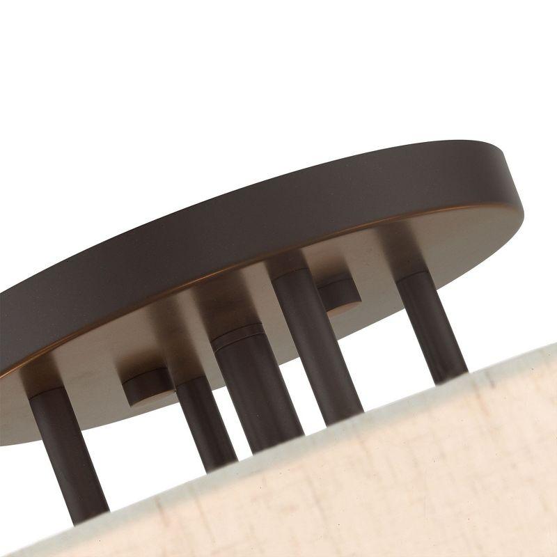 Livex Lighting Meridian 6 - Light Semi-Flush Mount in  English Bronze