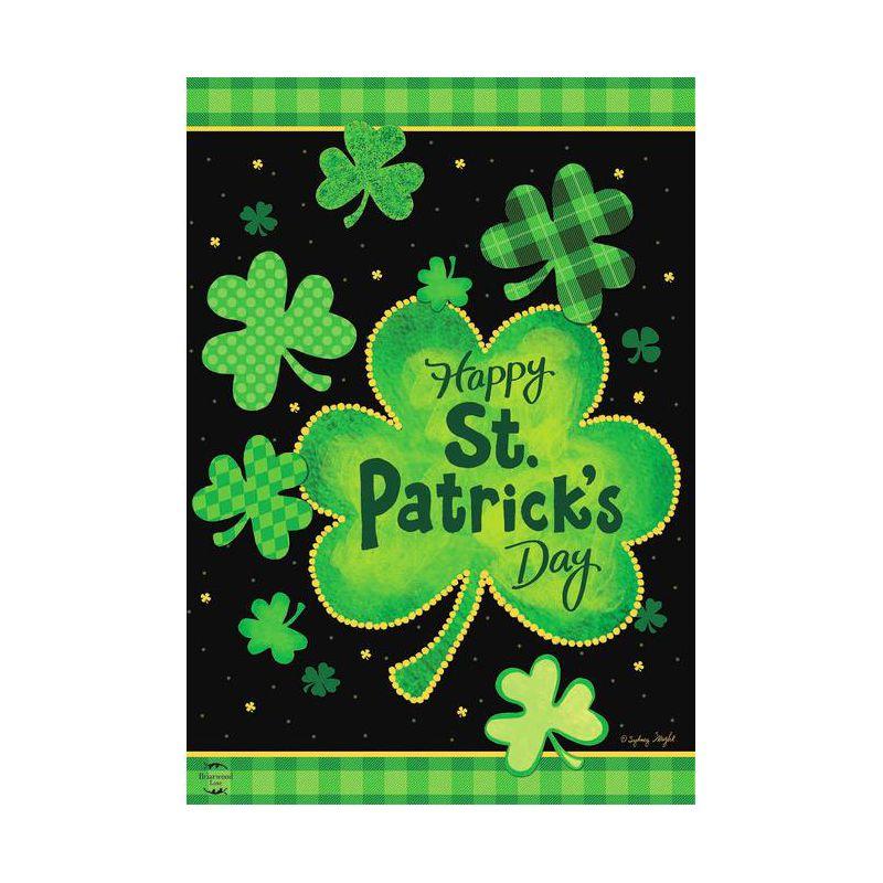 Briarwood Lane St. Patrick's Day Shamrock Garden Flag Patterned C