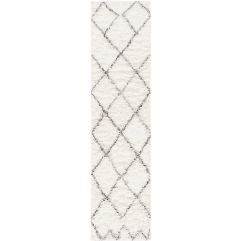 Kenya KNY775 Hand Woven Runner Rug - Ivory/Grey - 2'3"x9' - Safavieh