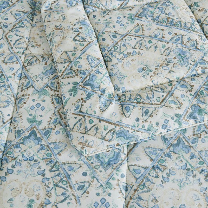 FreshFolds Reversible Microfiber Comforter Set with Shams