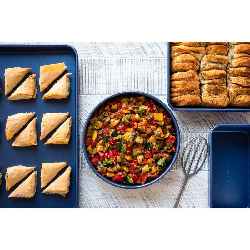 Granitestone Blue 5-Piece Nonstick Aluminum Bakeware Set