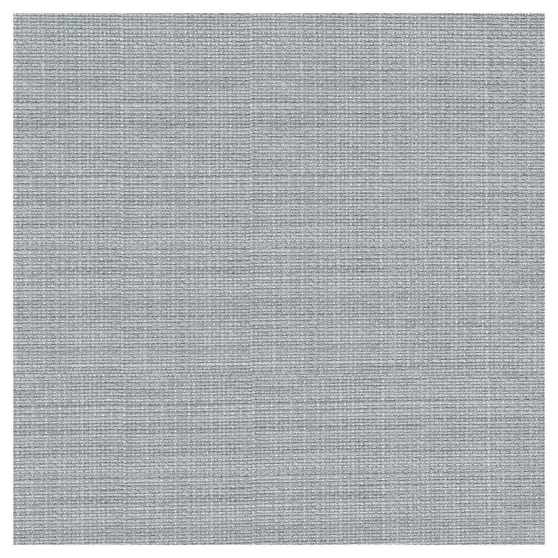 HomePop 24" Open Back Metal Counter Height Barstool Light Gray: Upholstered Square Seat, No Assembly Required