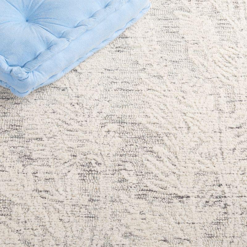 Metro MET877 Hand Tufted Indoor Area Rug - Grey/Ivory - 6'x6' - Safavieh