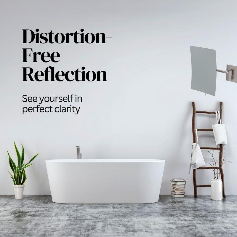 Aptations Mirror Image Minimalist Rectangular Wall Mirror