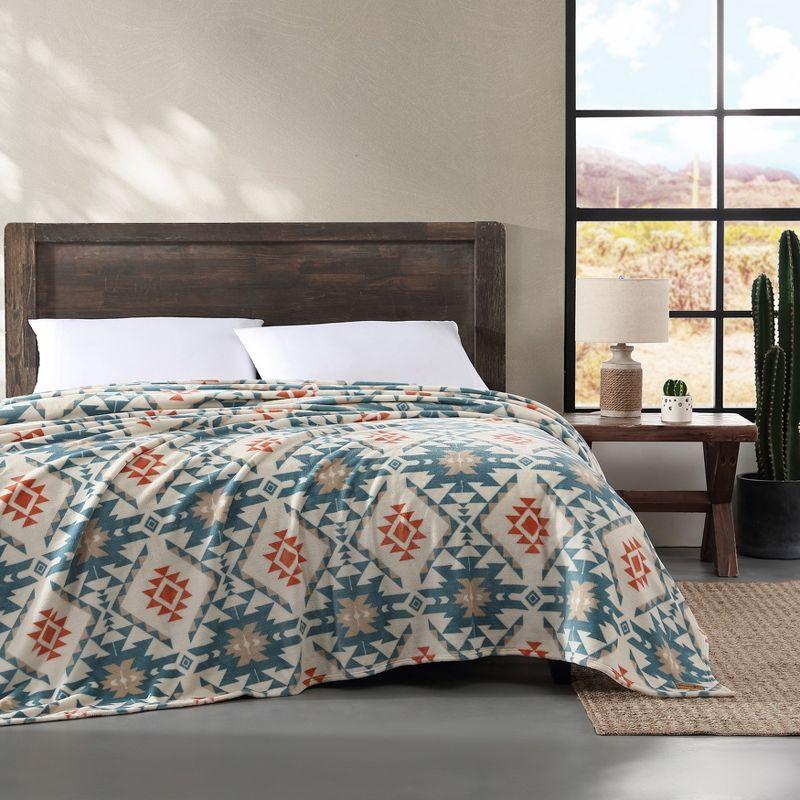 Wrangler Wrangler Printed Ultra Soft Plush Fleece Blanket
