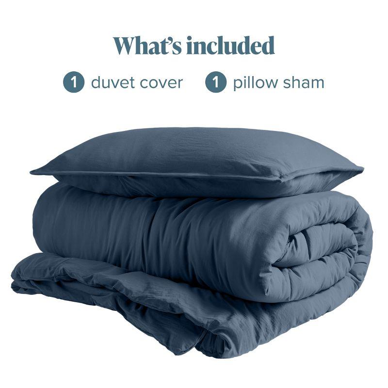 Washed Microfiber Duvet Cover Set