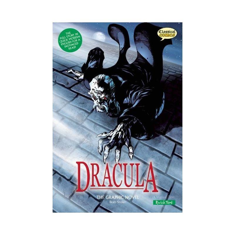 Dracula the Graphic Novel: Quick Text - (Classical Comics) by  Bram Stoker (Paperback)