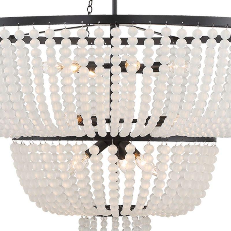 Crystorama Lighting Rylee 12 - Light Chandelier in  Matte Black