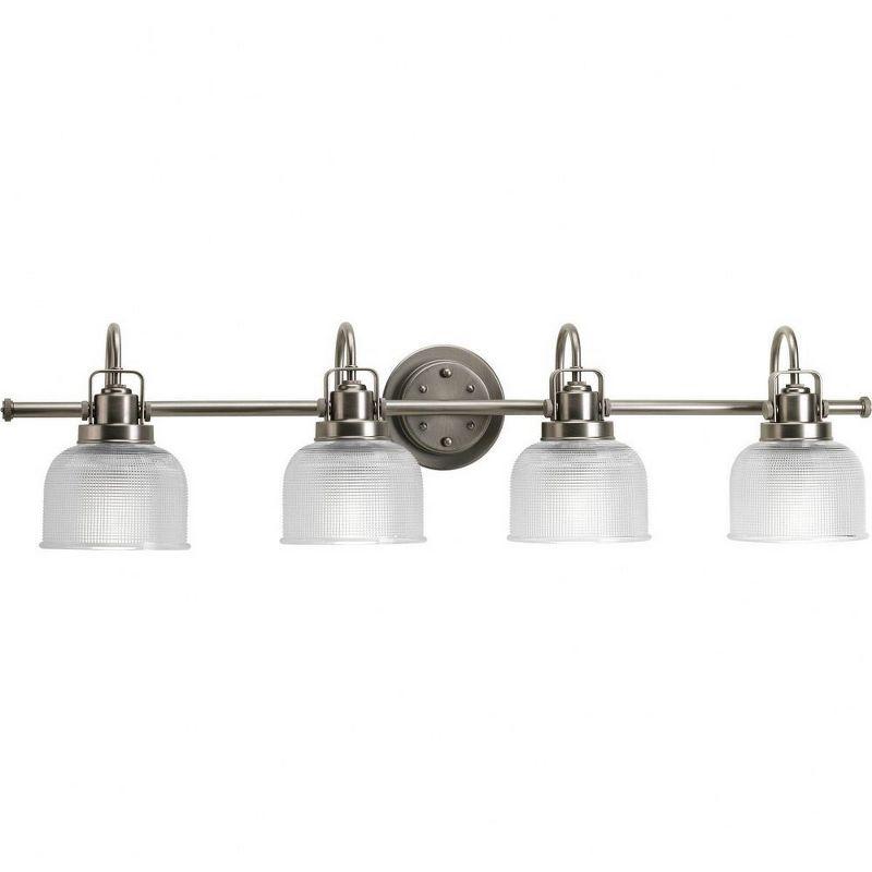 Rosser 4 Light Transparent Dimmable Vanity Light