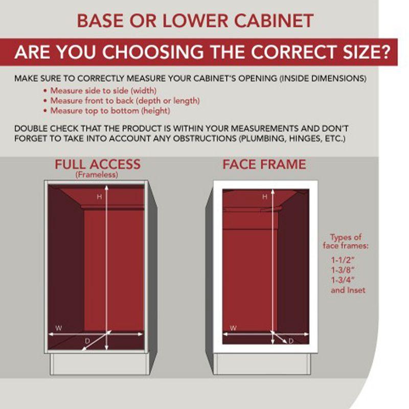 Rev-A-Shelf Rev-A-Shelf Pullout Dish Towel Bar Under Kitchen Cabinet 3 Prong, White 563-47 C