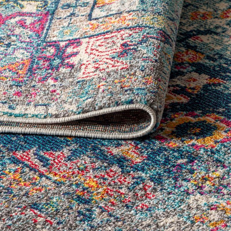 Bohemian FLAIR Boho Vintage Faded Area Rug - JONATHAN Y