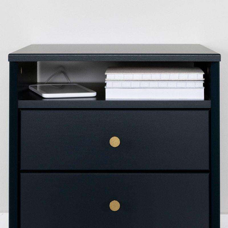 Dylane 2-Drawer Nightstand Navy - South Shore