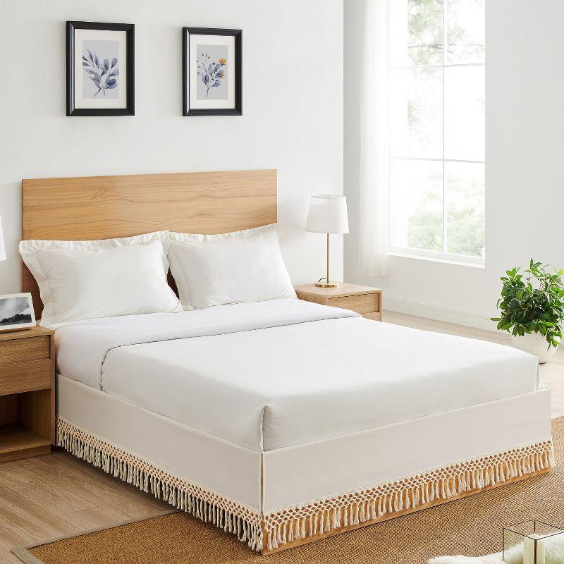 Sweet Jojo Designs Boho Fringe Macrame 14" Bed Skirt by Sweet Jojo Designs