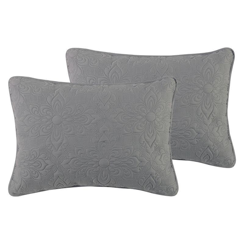 VCNY Caroline Embossed Quilt Set