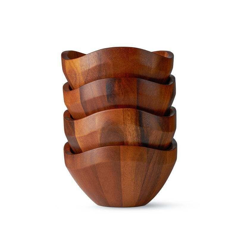 Nambe Billow Individual Salad Bowl - Set of 4