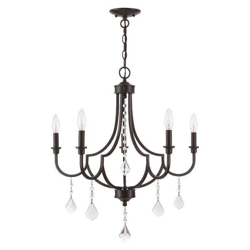 Livex Lighting Glendale 5 - Light Chandelier in  English Bronze