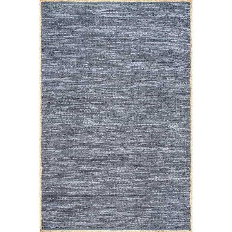 Nuloom Sabby Hand Woven Leather Flatweave Indoor Area Rug, 3' x 5'