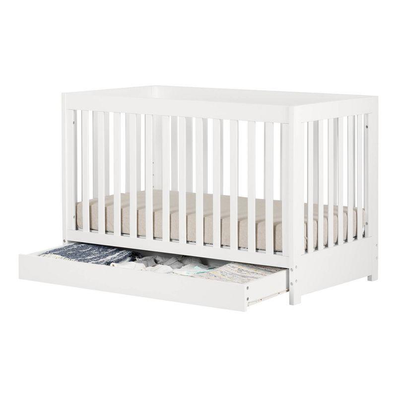 Yodi Crib with Drawer - White - South Shore